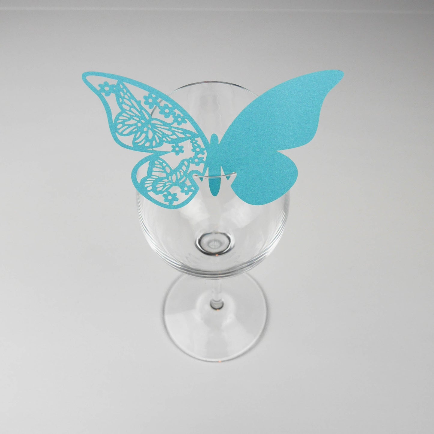 Marque place Papillon Turquoise (10 pcs)