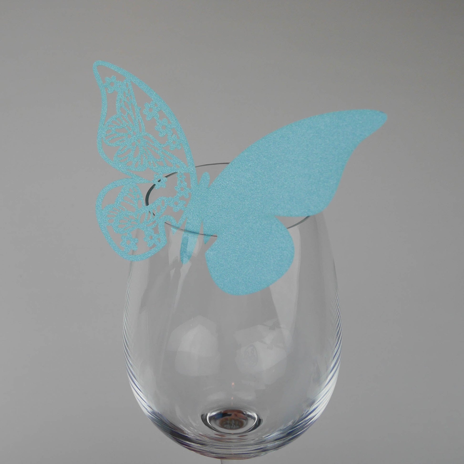 Marque place Papillon Turquoise (10 pcs)