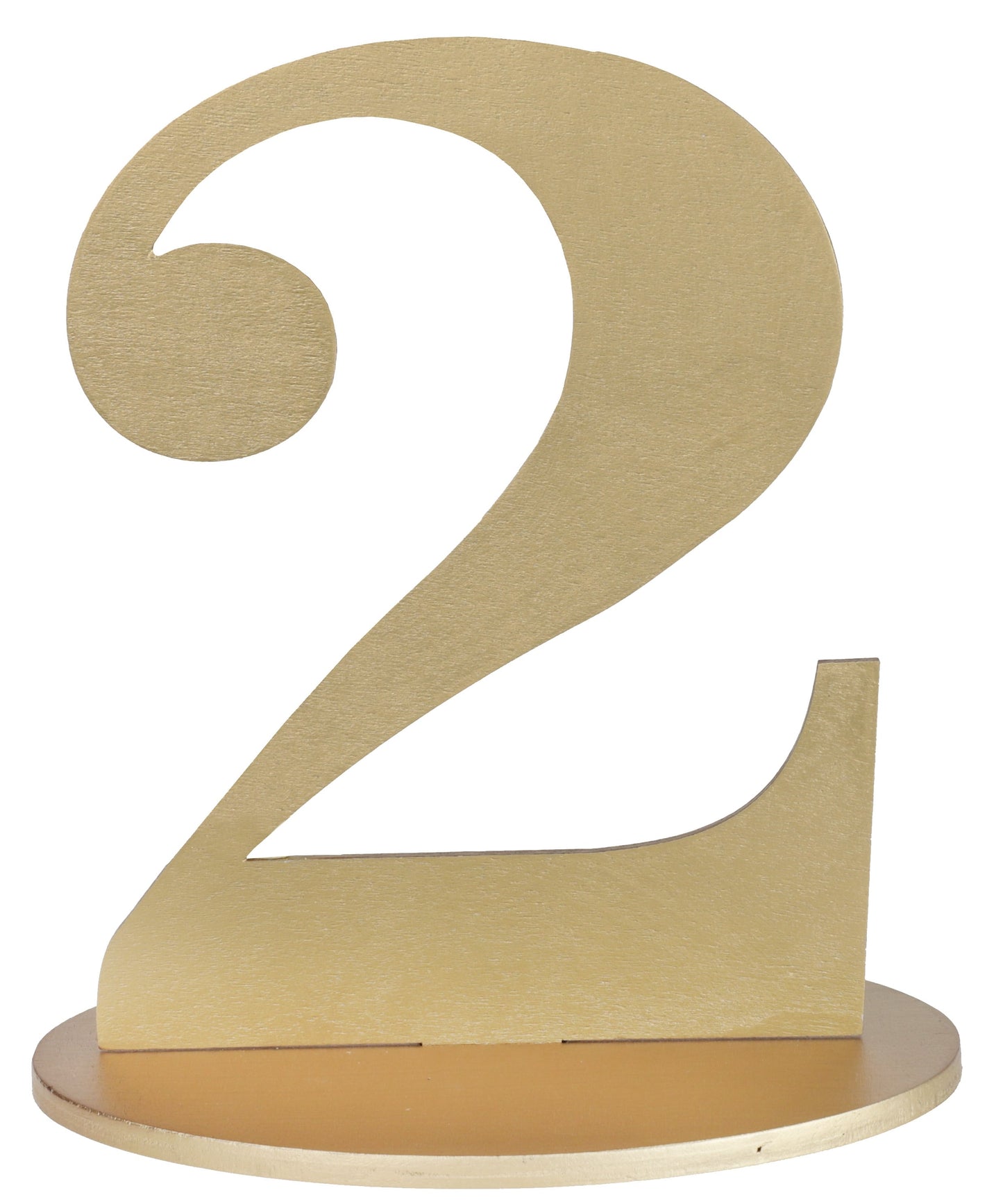 Marque-Table Chiffre Or 2