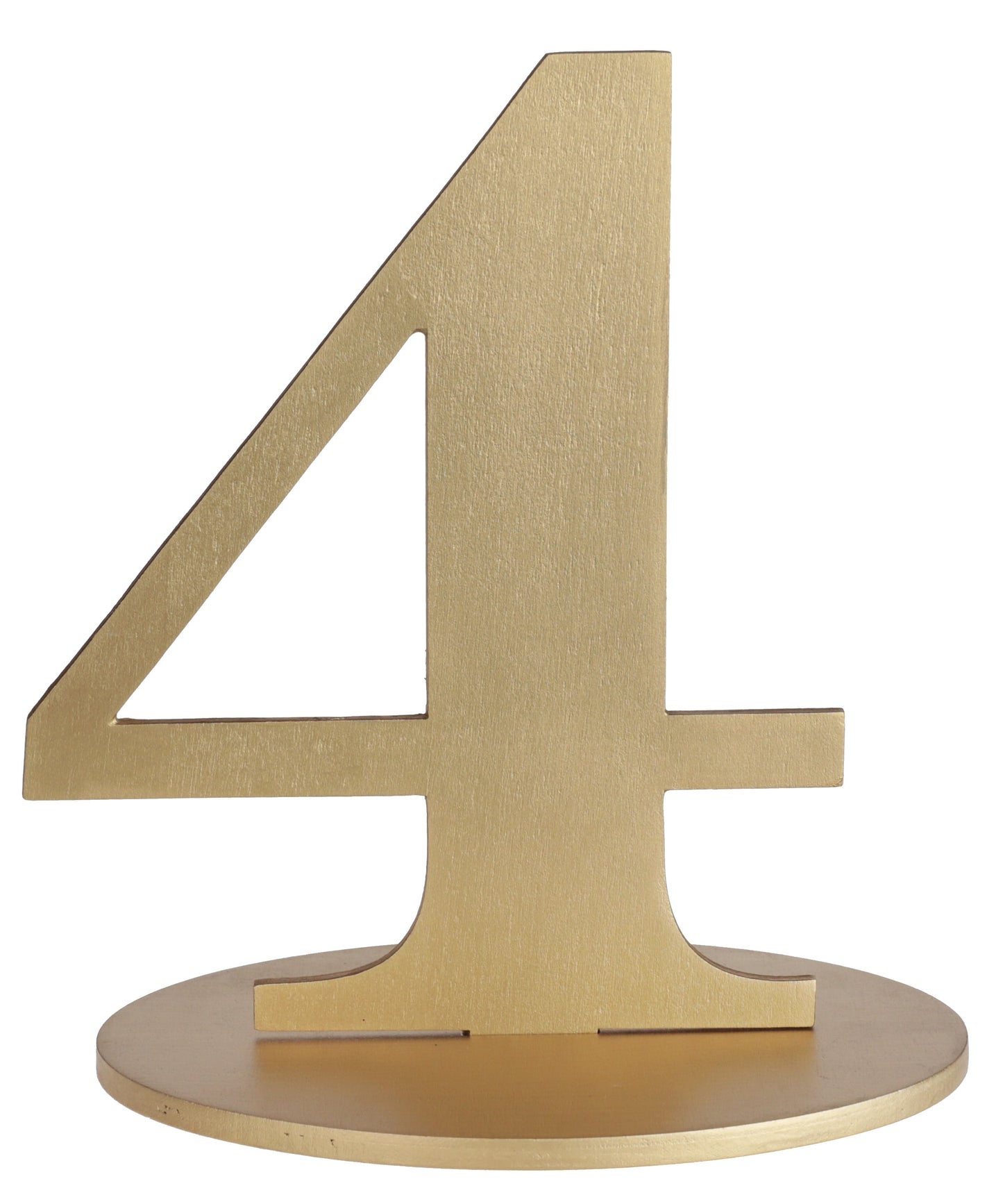 Marque-Table Chiffre Or 4