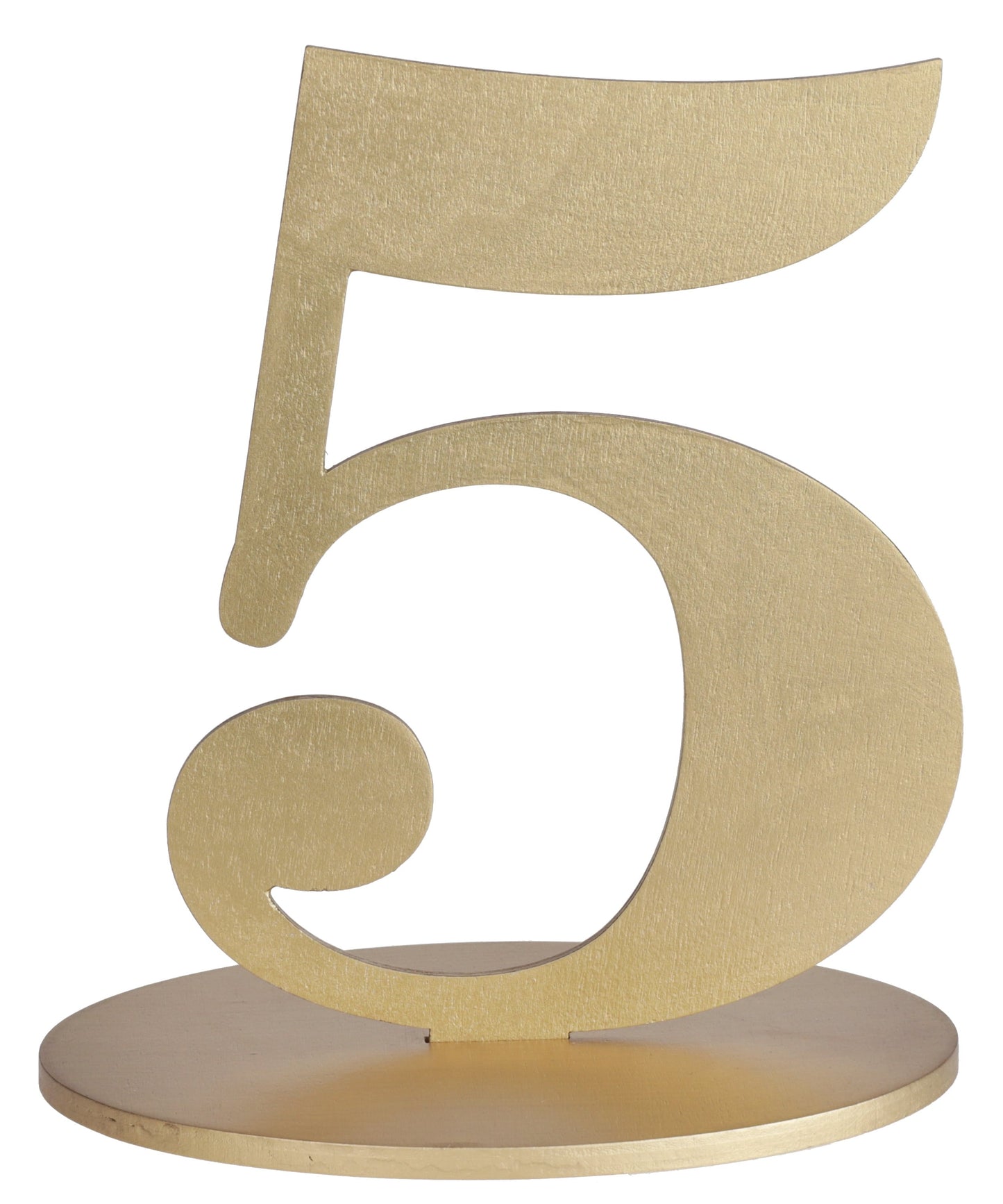 Marque-Table Chiffre Or 5