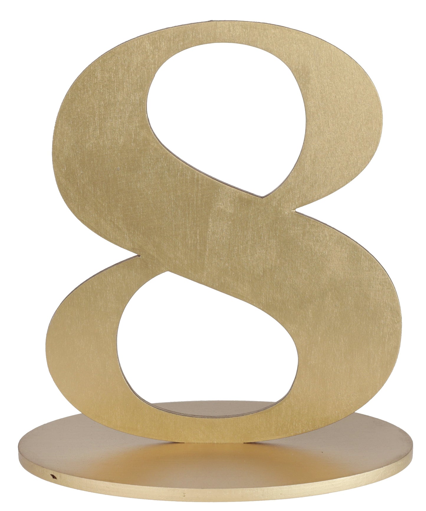 Marque-Table Chiffre Or 8