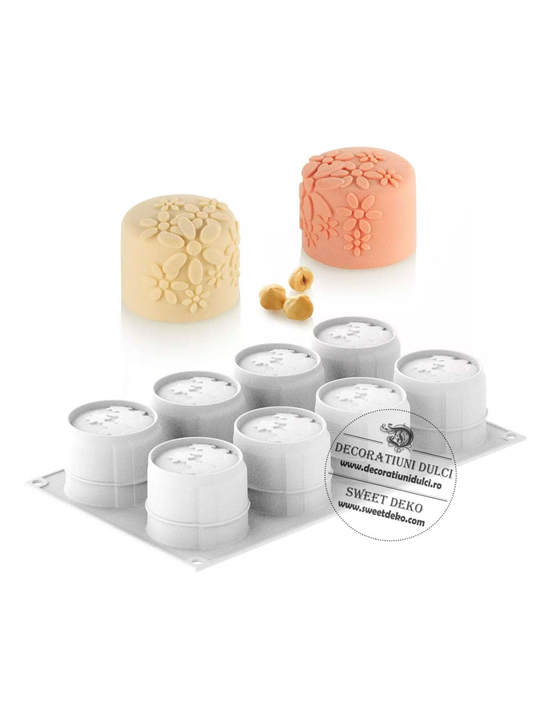 Silikomart Moule Antea 130 en silicone (8 empreintes)