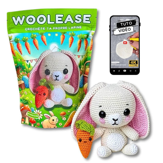 Mywoolease Kit Crochet Flora La Lapine