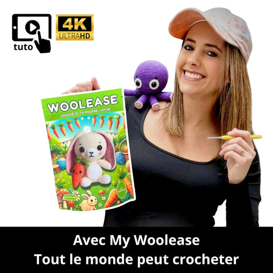 Mywoolease Kit Crochet Flora La Lapine