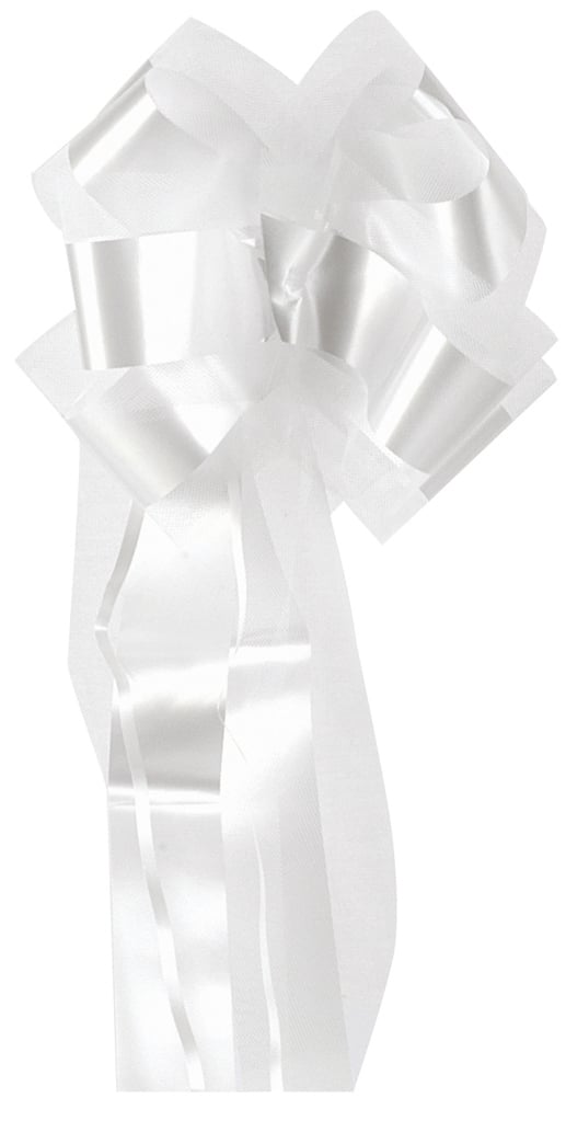 Noeud automatique Uni Blanc (10cm)