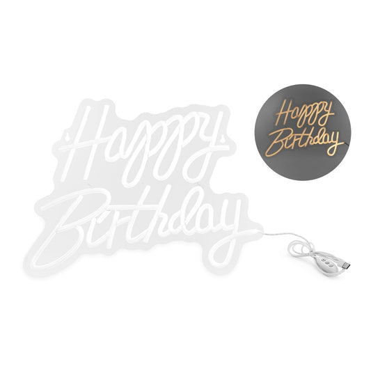 Néon LED - Happy Birthday