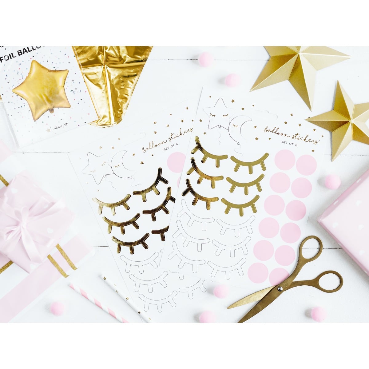 Aotocollants Little Star pour ballons