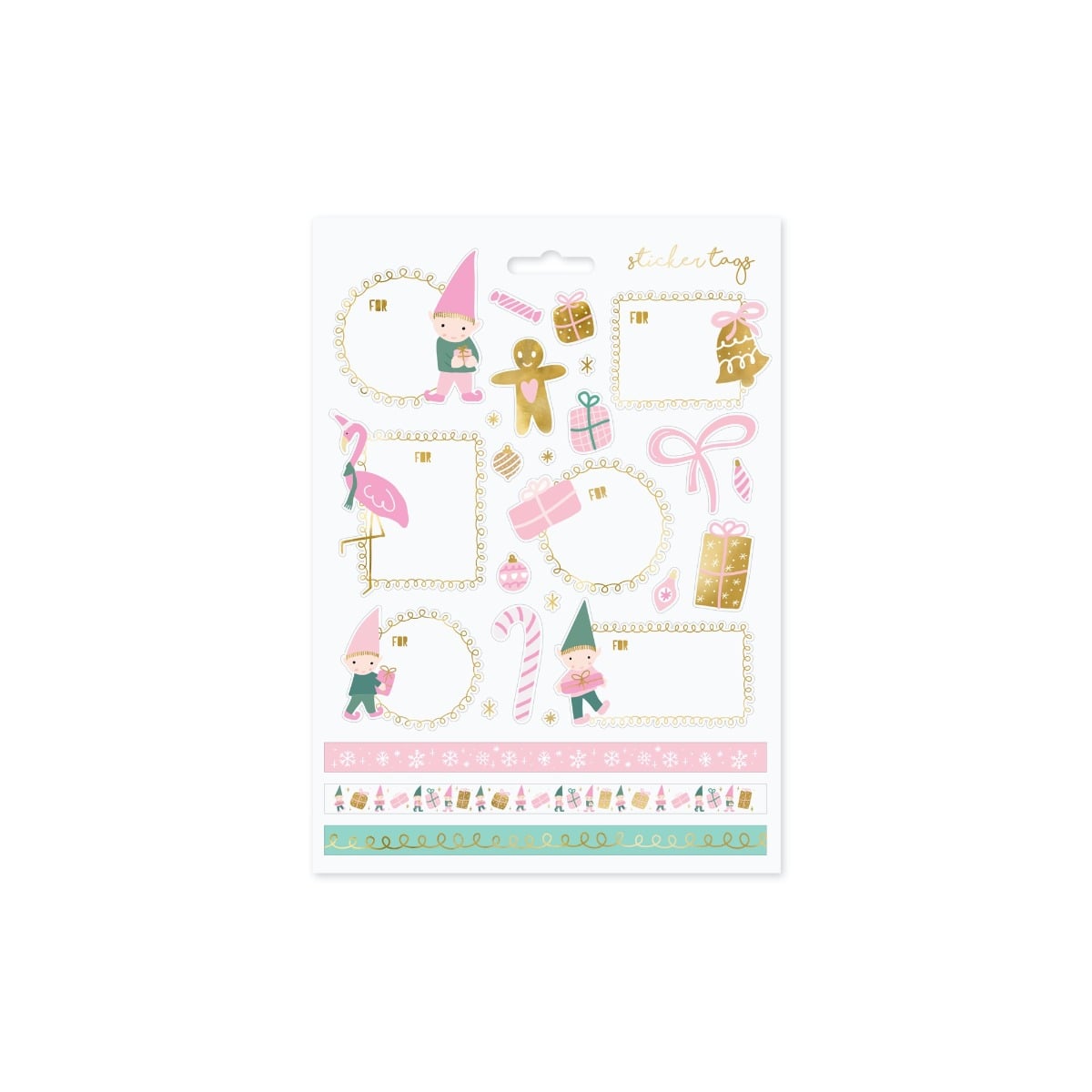 Autocollants noël Gnomes (26pcs)