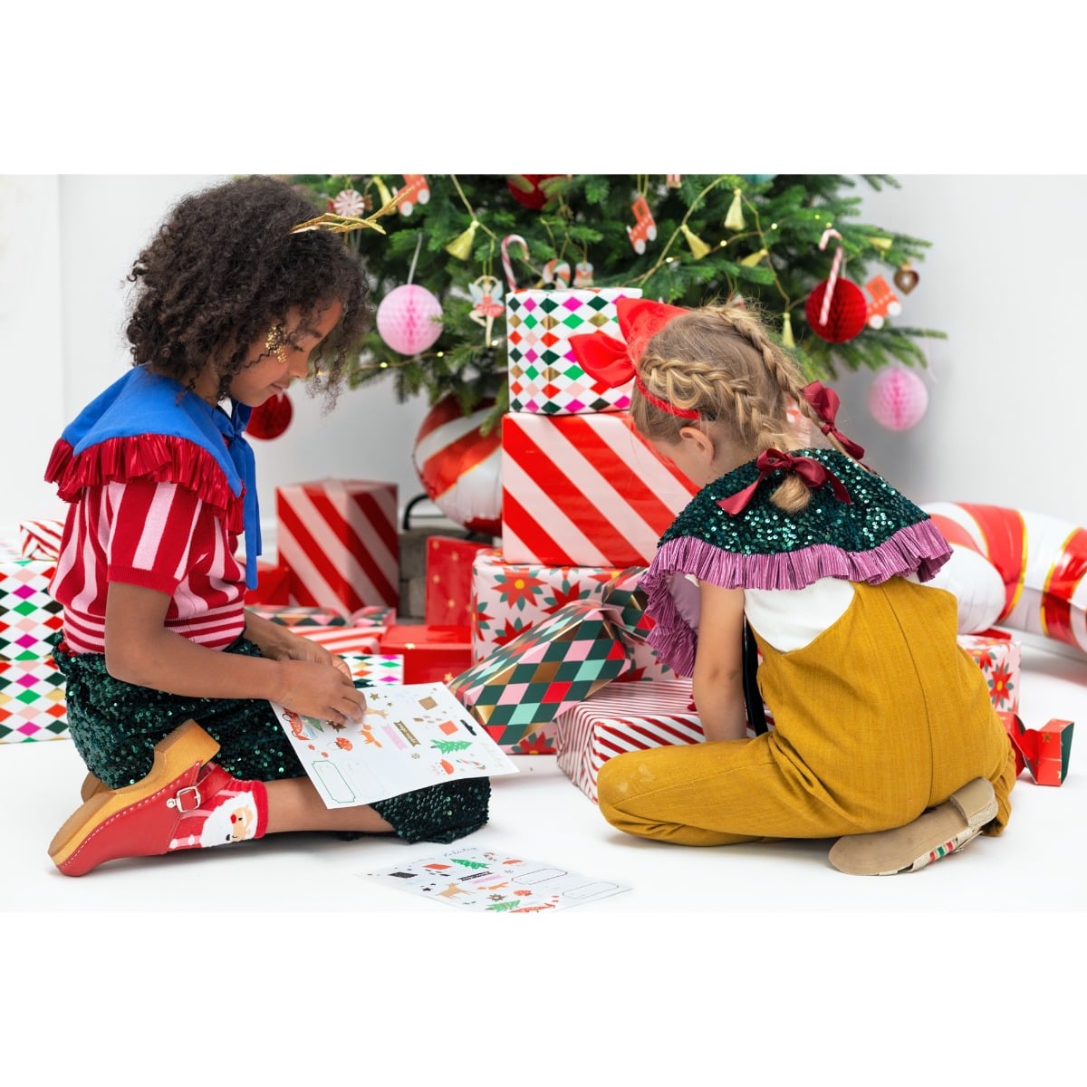 Autocollants noël Foret (20pcs)