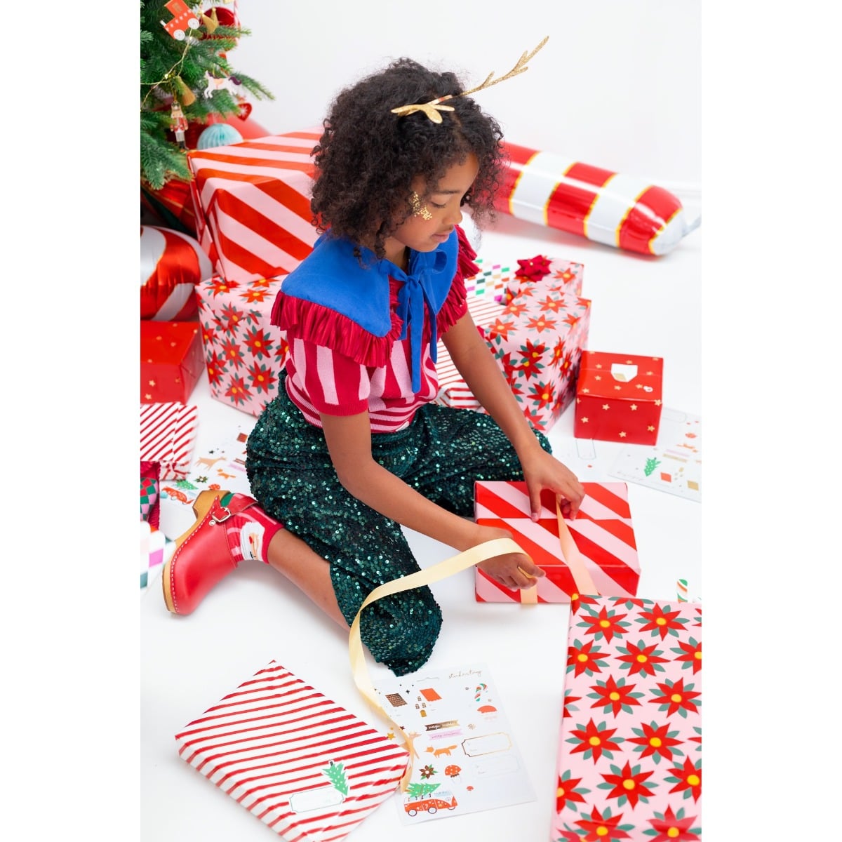Autocollants noël Foret (20pcs)