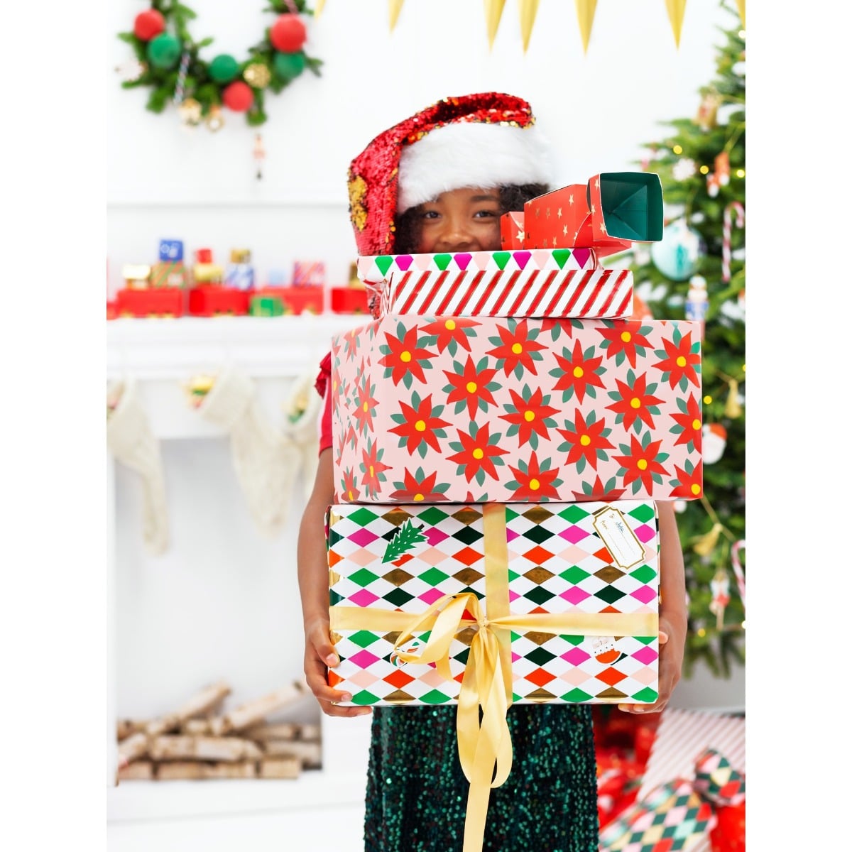 Autocollants noël Foret (20pcs)