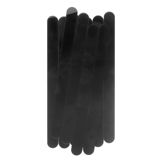 Bâtonnets à glace - Noir brillant (10pcs)