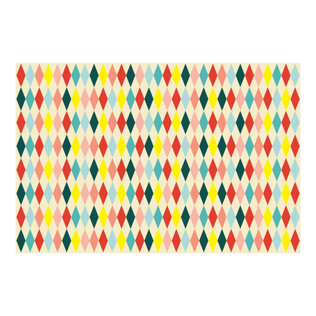 Nappe en papier - Losanges