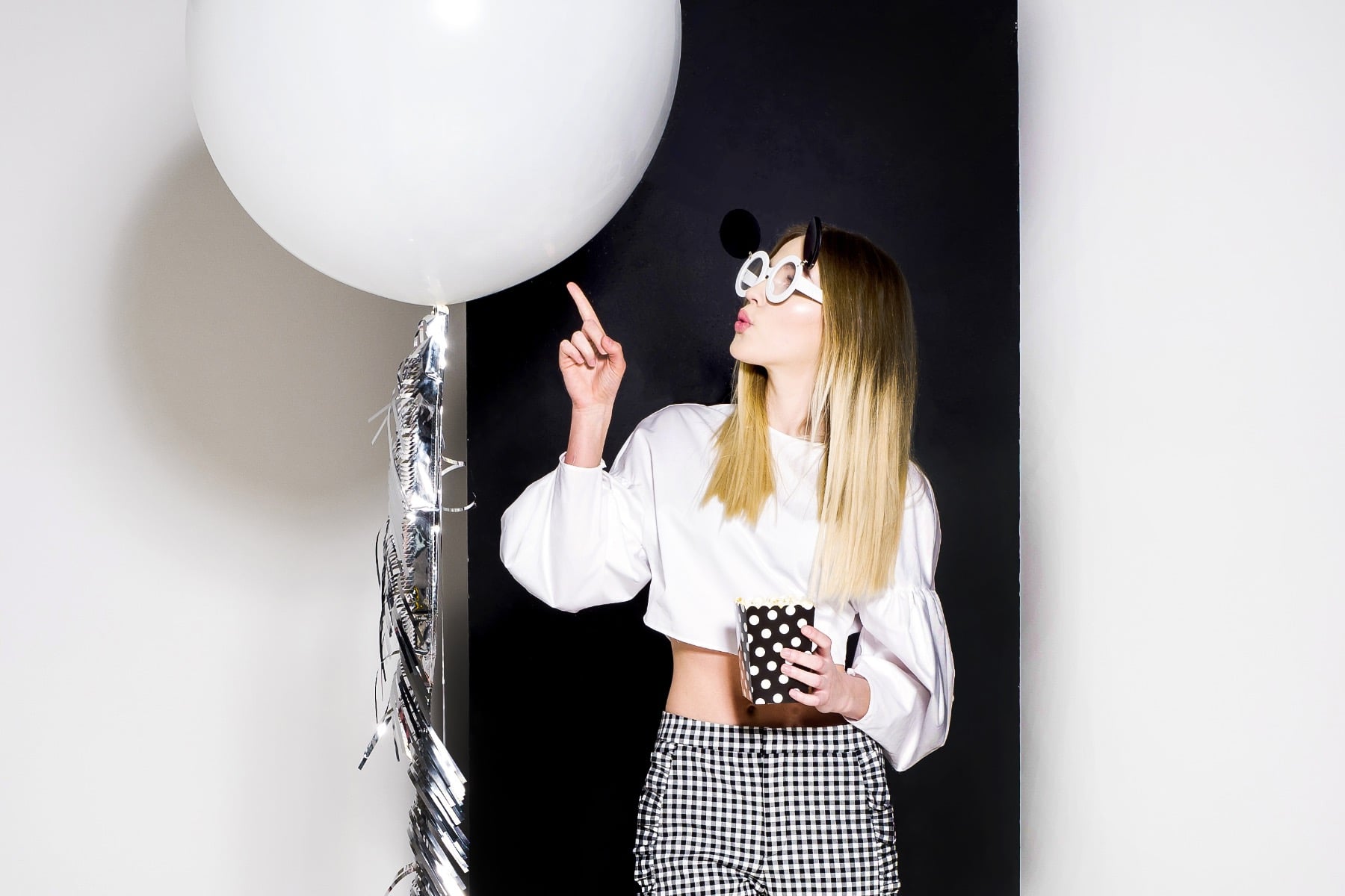Ballon Blanc 1m