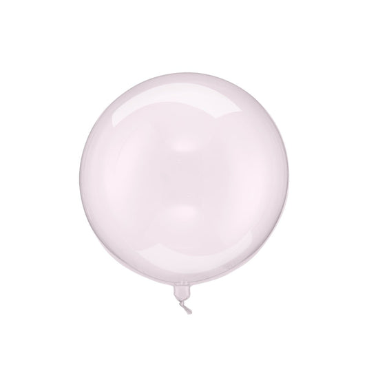 Ballon Sphère - Rose transparent