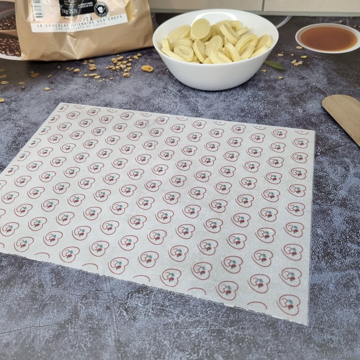 Impression transfert chocolat personnalisée - Feuille A4