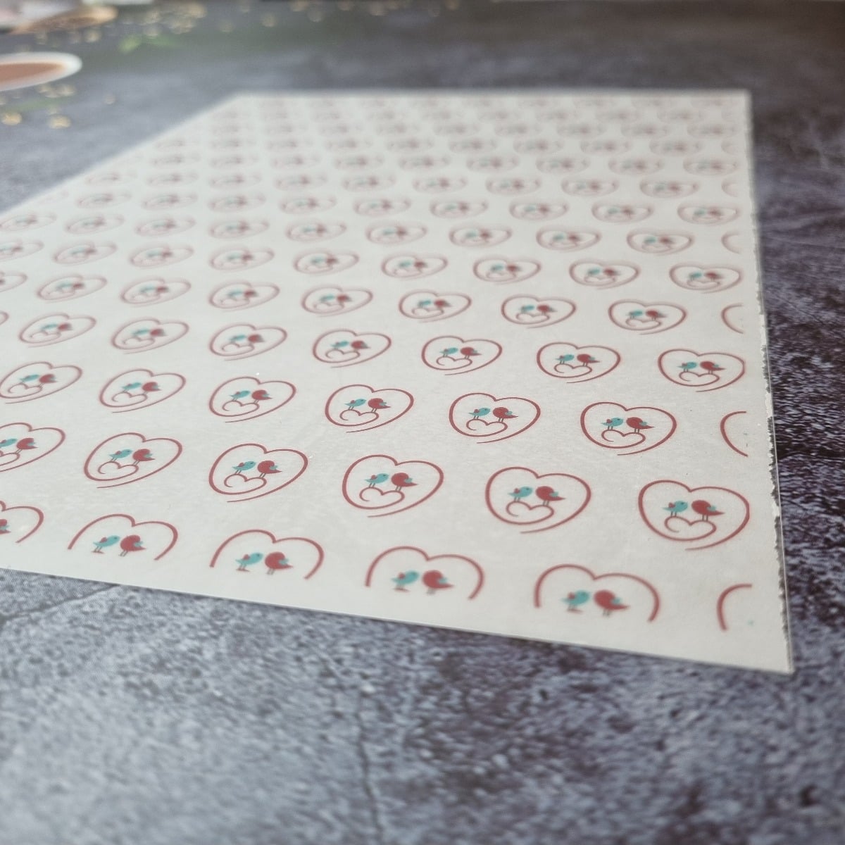 Impression transfert chocolat personnalisée - Feuille A4