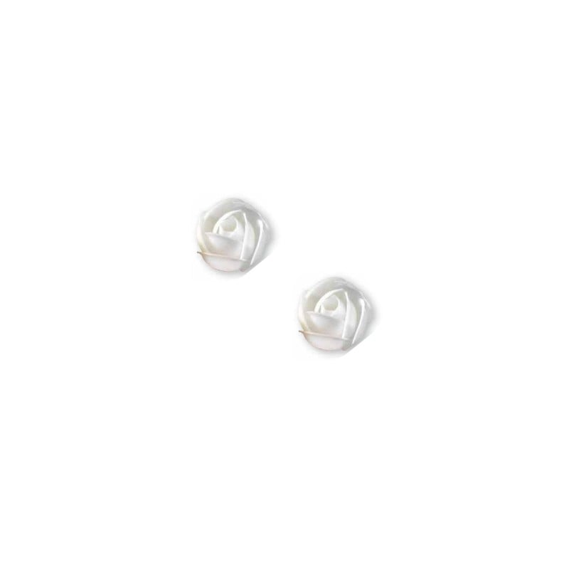 Petites fleurs de roses blanches azyme (12pcs)