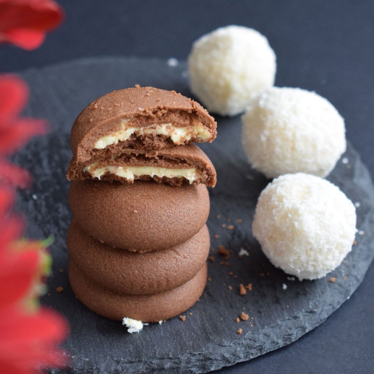 Fourrage noix de coco & gaufrette