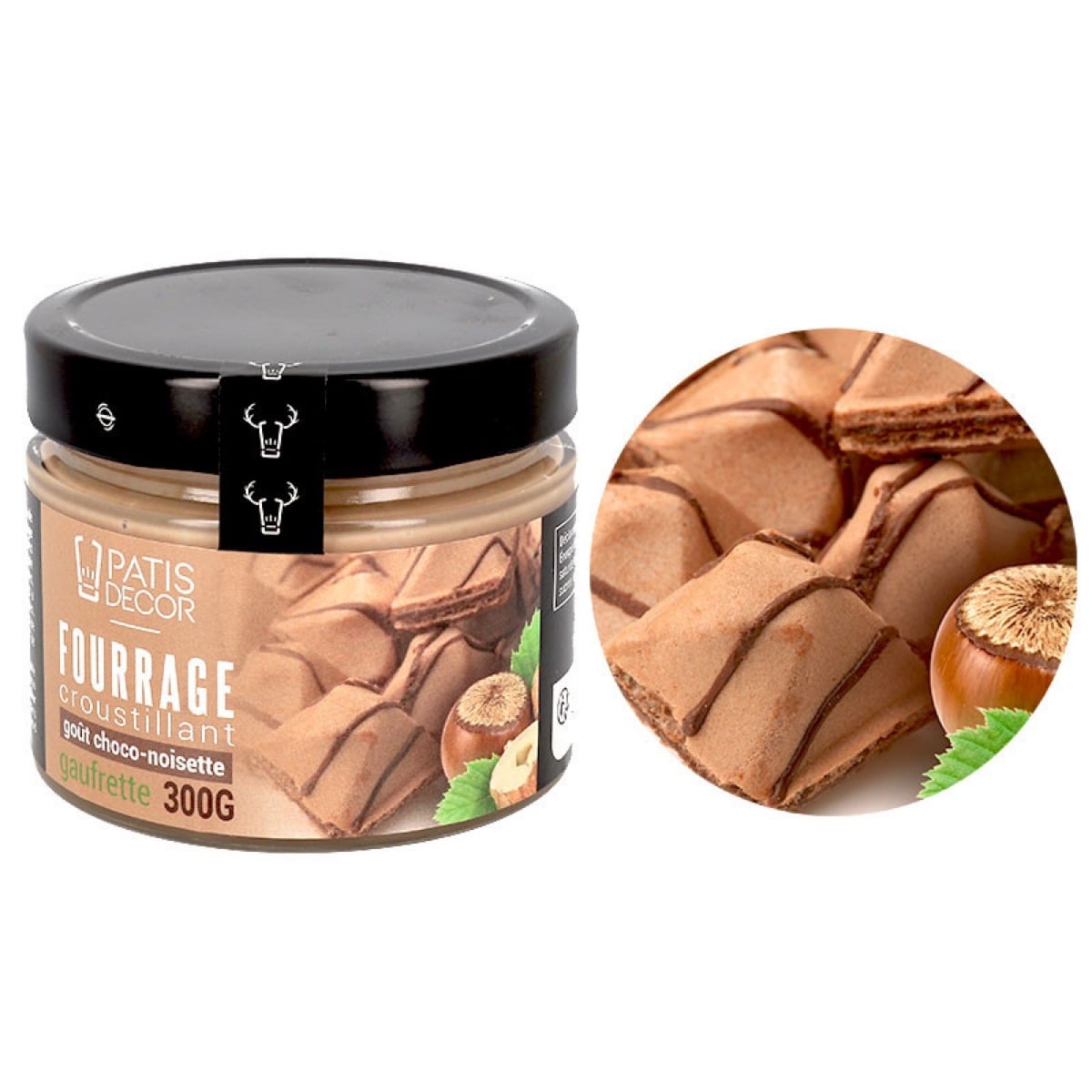 Fourrage Choco-Noisette & Gaufrette