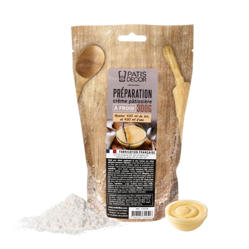 Préparation crème patissière à froid 300g