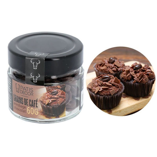 Grains de café au chocolat