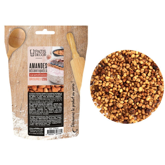 Brisures d'amandes caramélisées 120g