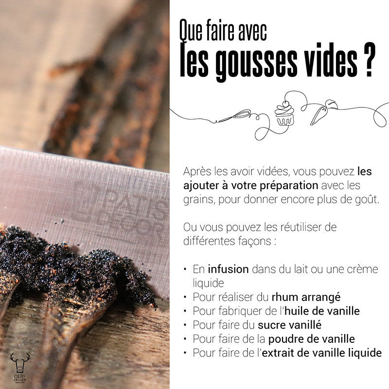 Gousse de Vanille Bourbon de Madagascar (2 pièces)