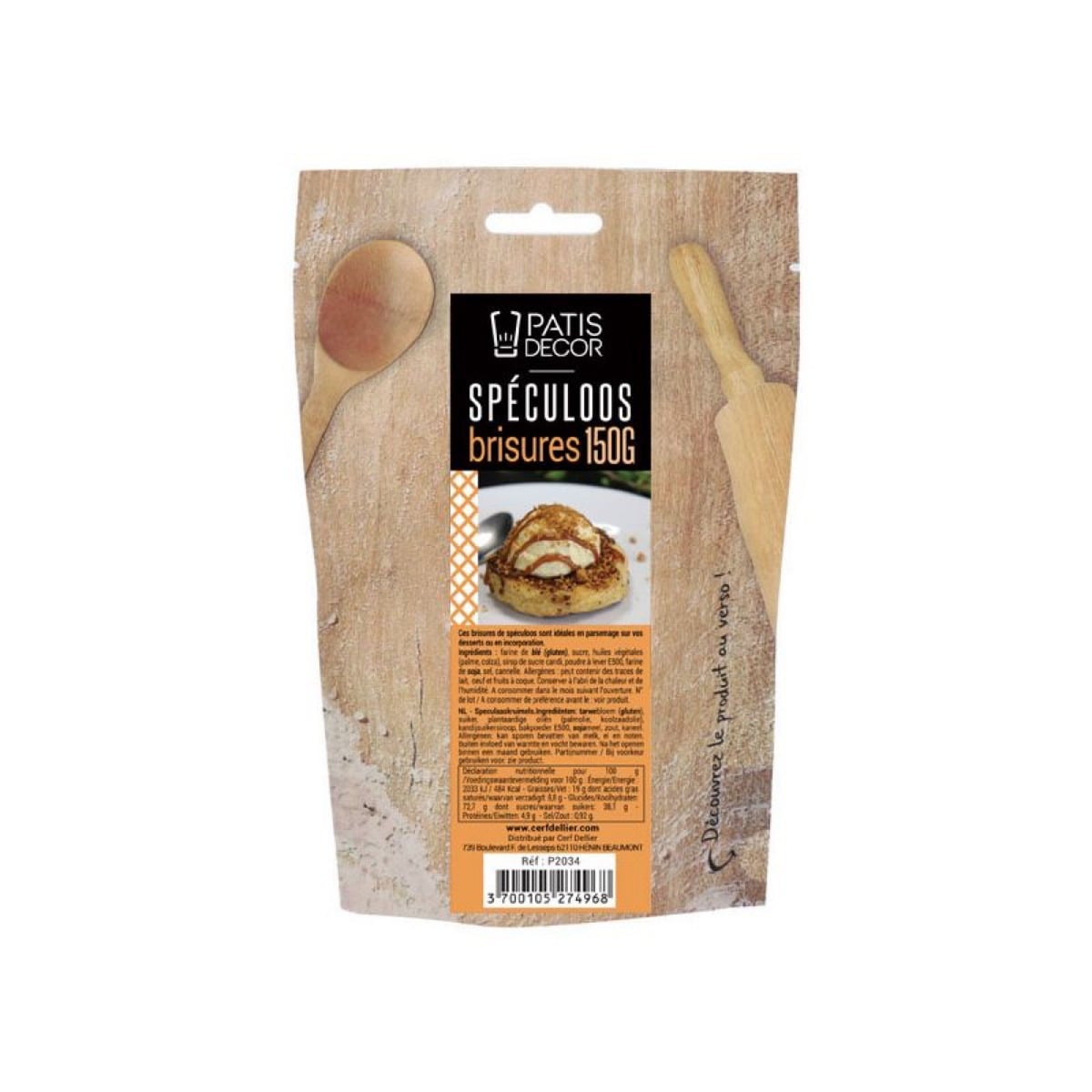 Brisures de Spéculoos 150g