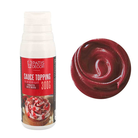 Sauce topping saveur fruits des bois 300g
