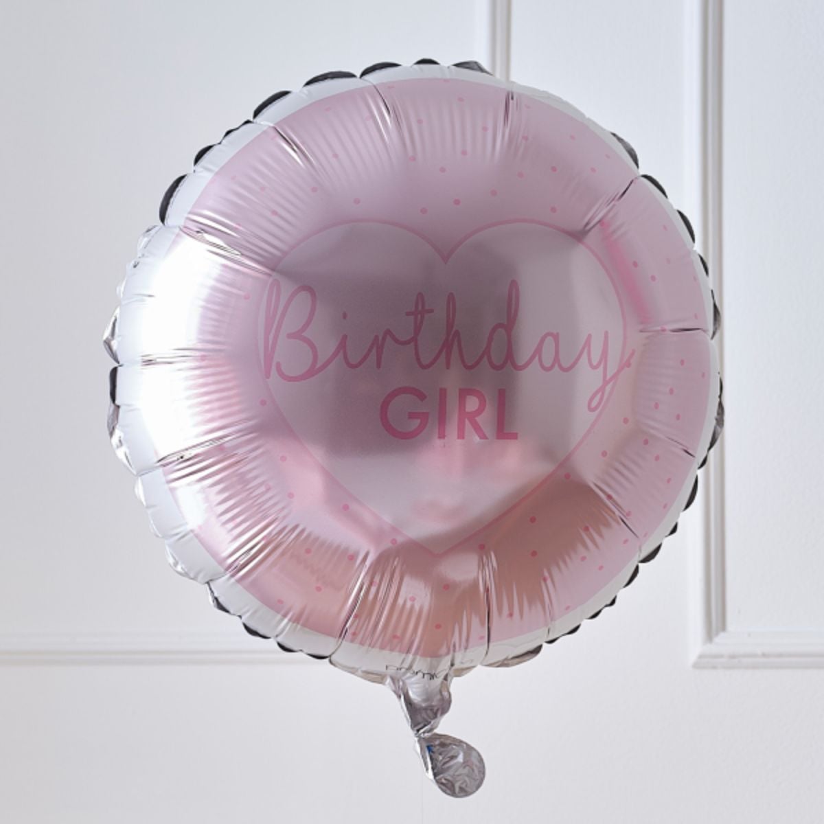 Ballon Alu - Birthday Girl - Rose