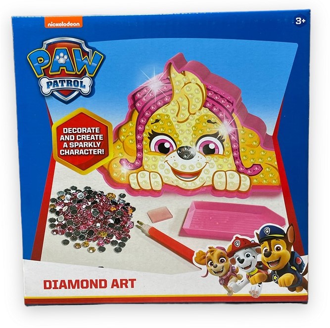 Tableau diamant Pat'Patrouille Stella (18 x 18 cm)