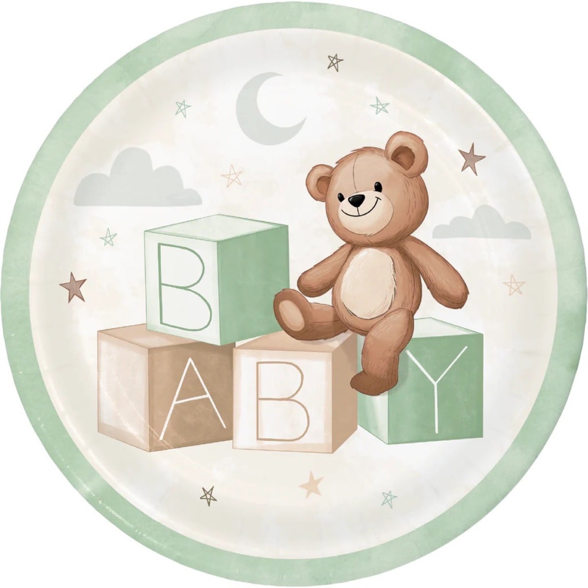 Assiettes - Teddy Bear 23cm (8pcs)