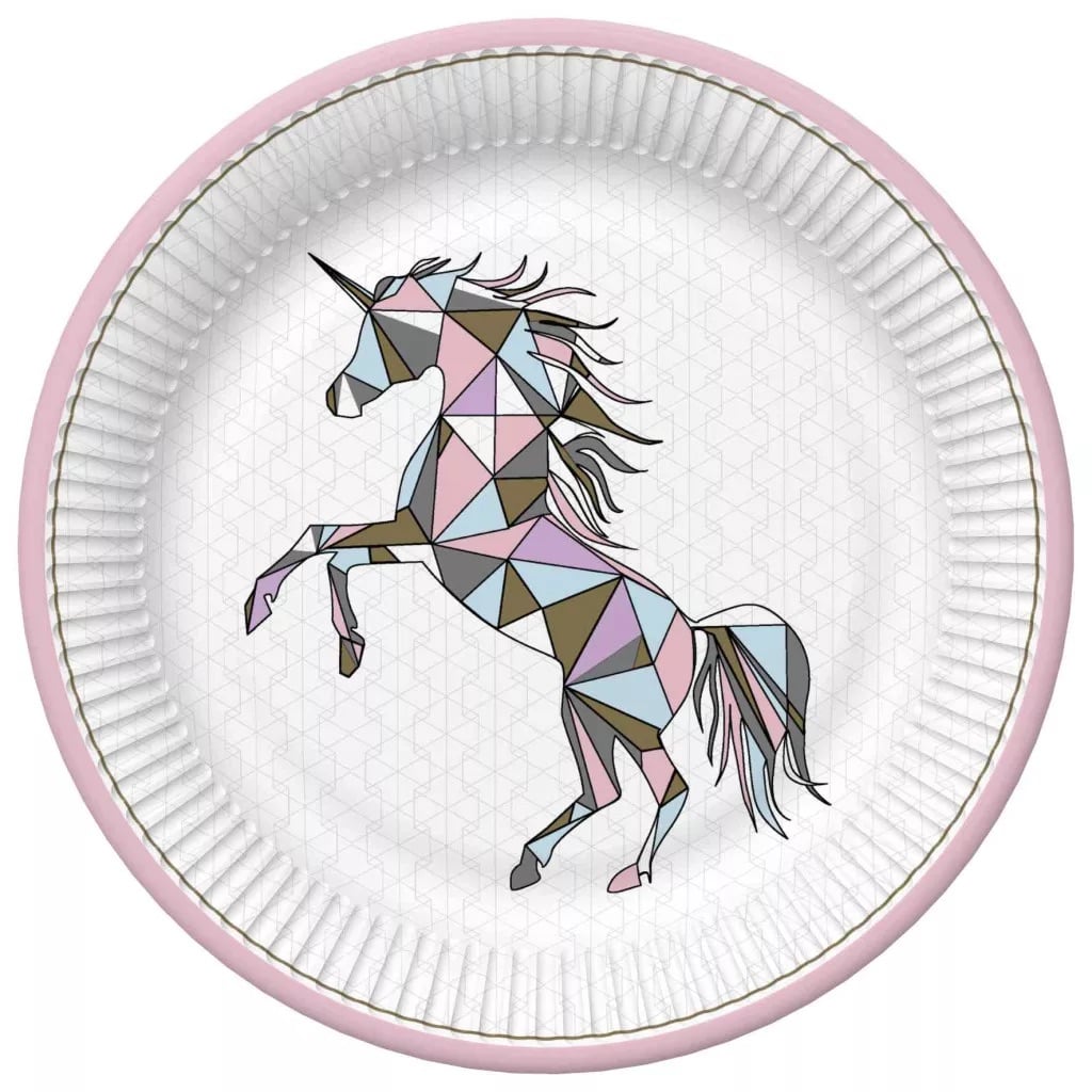 Assiettes Licorne Graphique