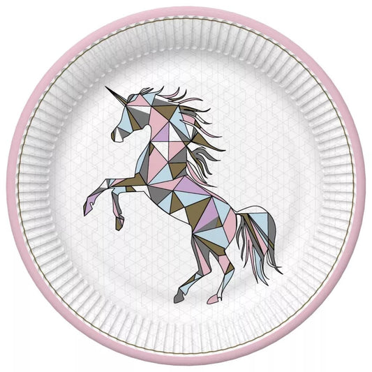 Assiettes Licorne Graphique