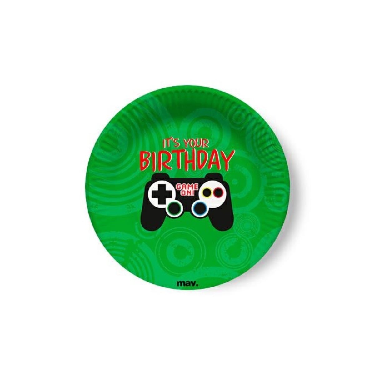 Assiettes Gamer 18cm (8pcs)