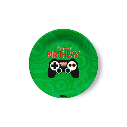 Assiettes Gamer 18cm (8pcs)
