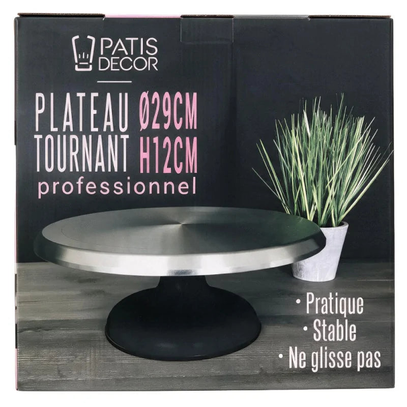 Patisdecor Plateau tournant en métal