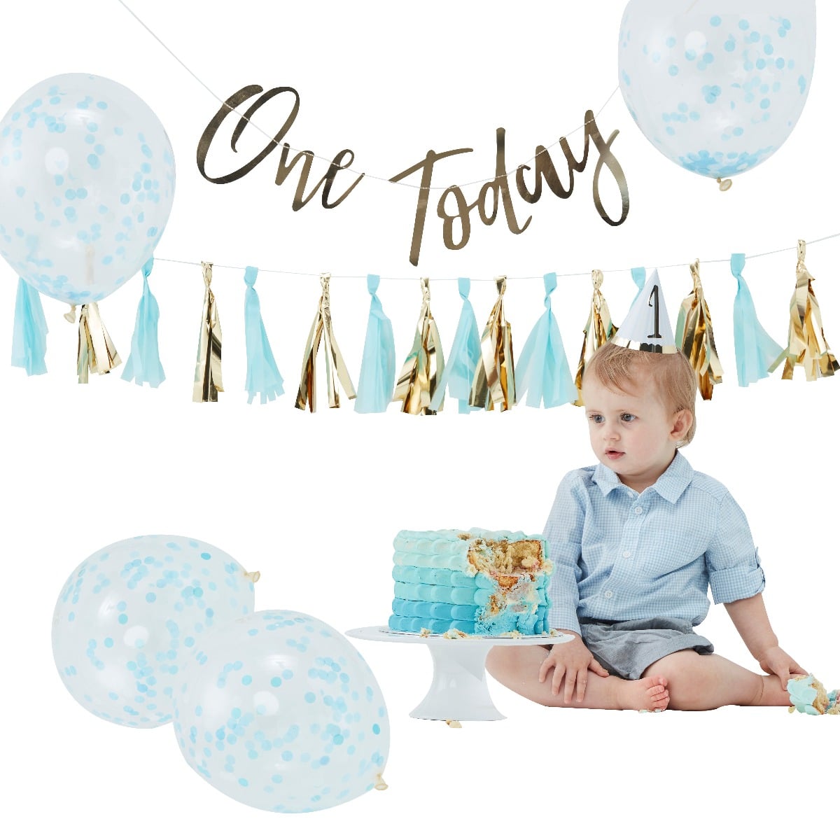 Kit Cake Smash - Bleu
