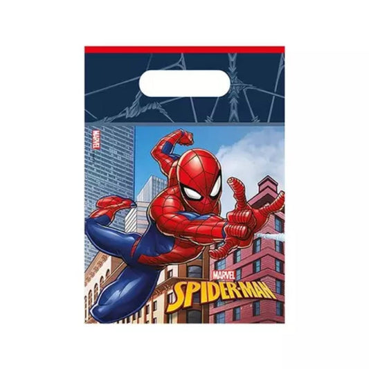 Sachets bonbons - Spiderman Rouge (6pcs)