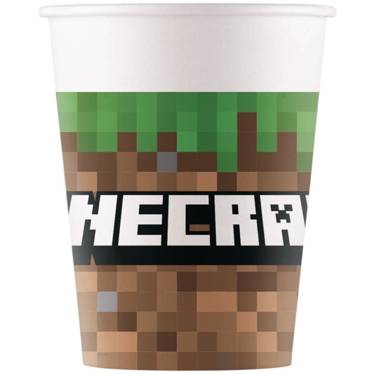 Gobelets Minecraft (8pcs)