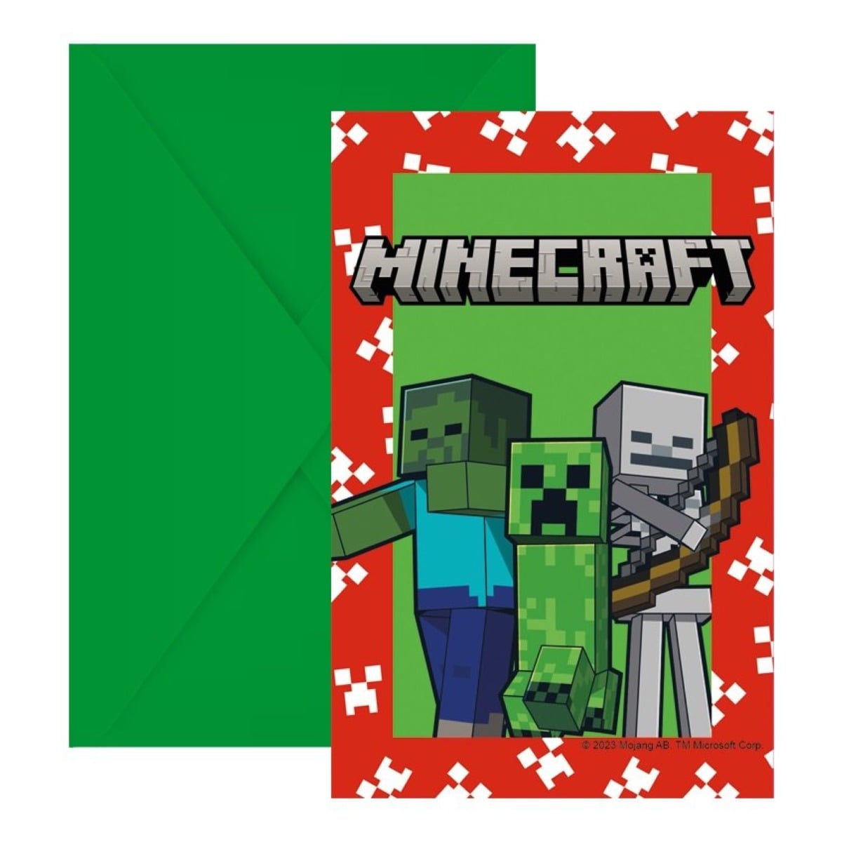 Invitations - Minecraft (6pcs)