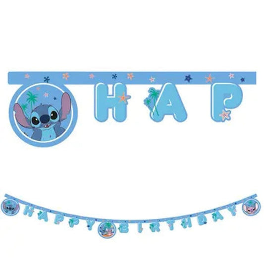 Guirlande Happy Birthday Lilo & Stitch