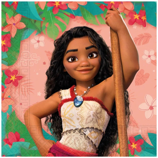 Serviettes Vaiana (20 pièces)