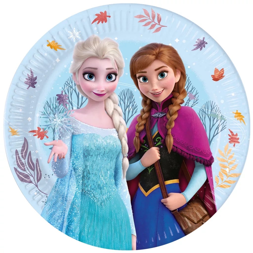 Assiettes Reine des Neiges 23cm
