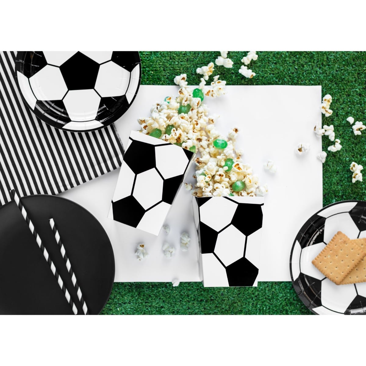 Boîte à PopCorn - Foot (6pcs)