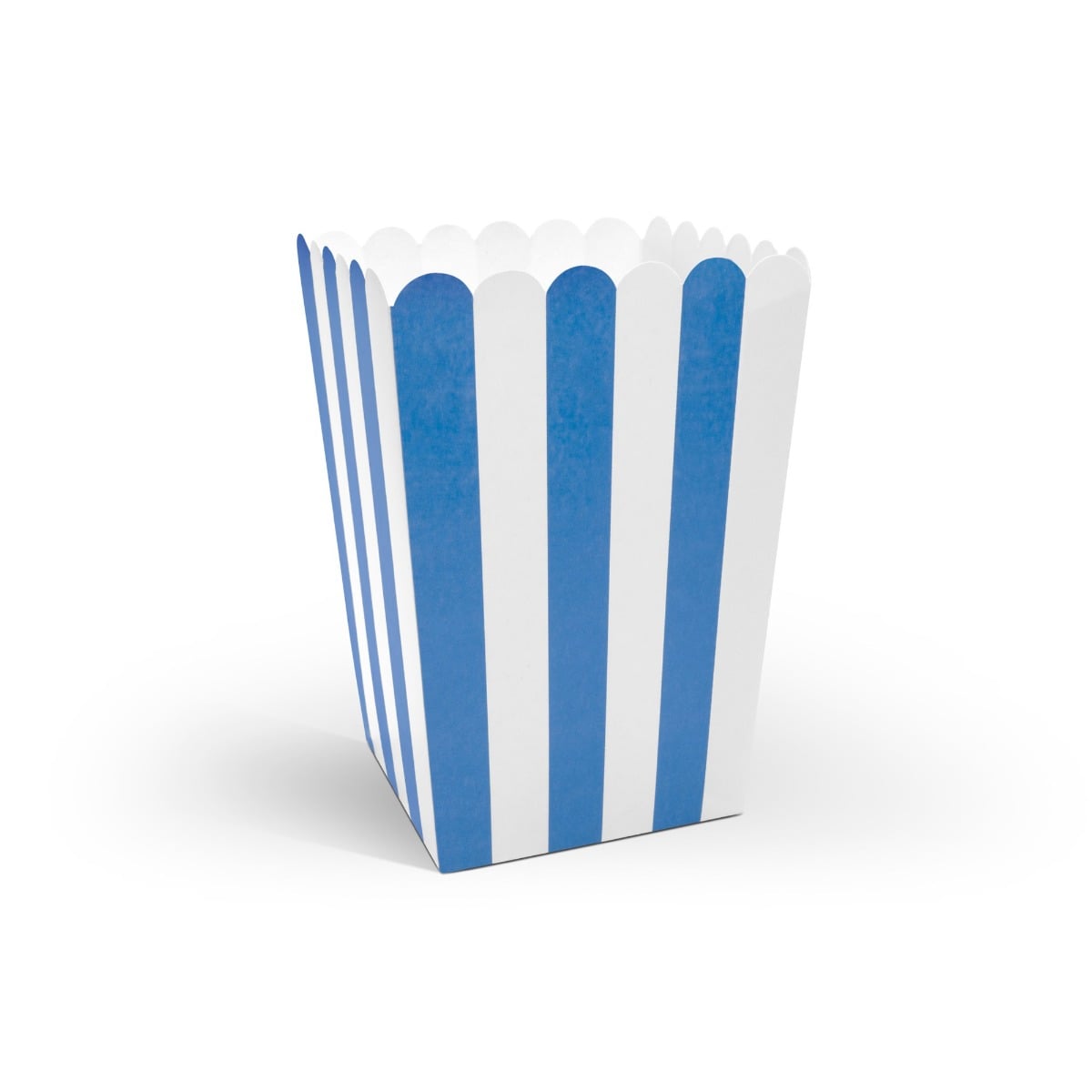 Boîte à PopCorn - Striée Bleu (6pcs)