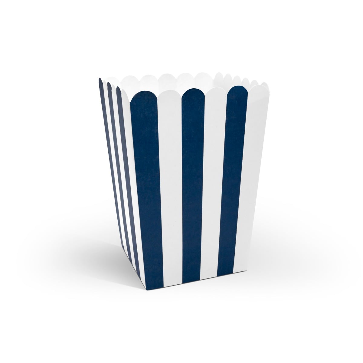 Boîte à PopCorn - Striée Bleu (6pcs)