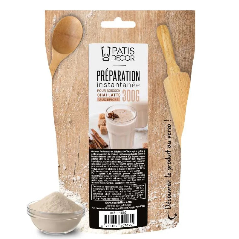 Patisdecor Préparation instantanée chaï latte épicé (300g)